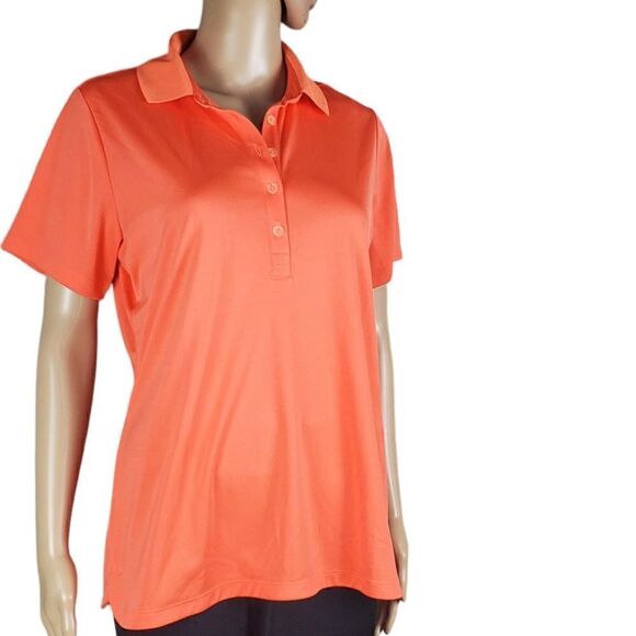 Nike Orange Golf Polo Shirt - Picture 1 of 4